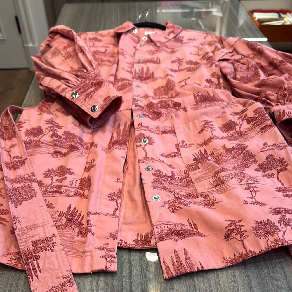 Pink ASOS Patterned Button-Up Shirt - Picture 2 of 9